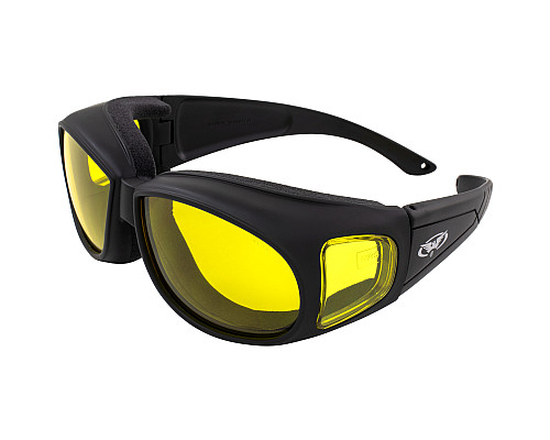 Окуляри захисні з ущільнювачем Global Vision Outfitter Anti-Fog, жовті