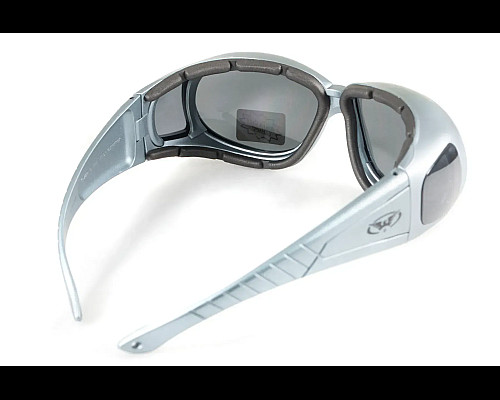 Окуляри захисні з ущільнювачем Global Vision Outfitter Metallic Anti-Fog, сірі