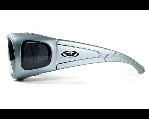 Окуляри захисні з ущільнювачем Global Vision Outfitter Metallic Anti-Fog, сірі