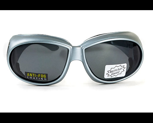 Окуляри захисні з ущільнювачем Global Vision Outfitter Metallic Anti-Fog, сірі