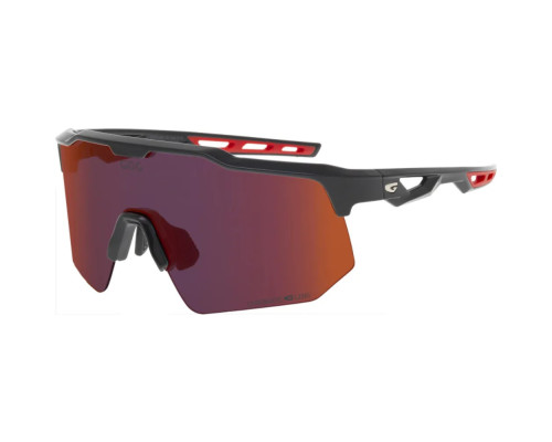 Окуляри захисні GOG Loki Photochromic Cat.0-3, чорно-червоні