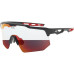 Окуляри захисні GOG Loki Photochromic Cat.0-3, чорно-червоні