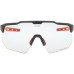 Окуляри захисні GOG Loki Photochromic Cat.0-3, чорно-червоні