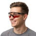 Окуляри захисні GOG Loki Photochromic Cat.0-3, чорно-червоні
