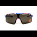 Окуляри захисні Global Vision Holeshot USA Flag, сірі
