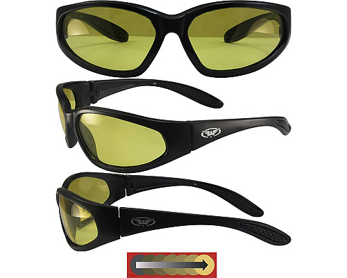 Окуляри захисні фотохромні Global Vision Hercules-1 Photochromic, жовті