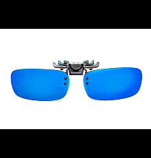 Полярізаційна накладка на окуляри, синя