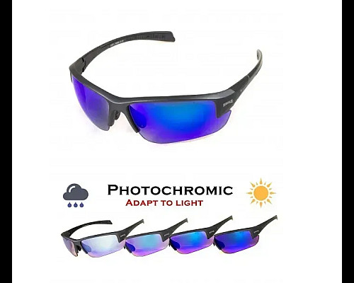 Окуляри захисні фотохромні Global Vision Hercules-7 Photochromic Anti-Fog, сині