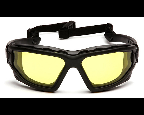 Окуляри захисні з ущільнювачем Pyramex i-Force Slim Anti-Fog, жовті