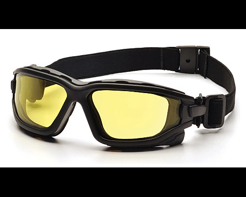 Окуляри захисні з ущільнювачем Pyramex i-Force Slim Anti-Fog, жовті