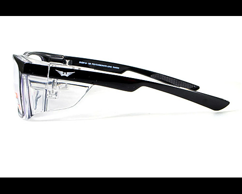 Окуляри під діоптрії Global Vision RX-T Сrystal Black (rx-able), прозорі