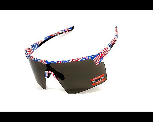 Окуляри захисні Global Vision Onyx USA Flag
