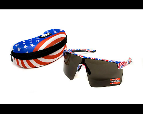 Окуляри захисні Global Vision Onyx USA Flag