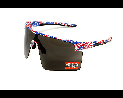 Окуляри захисні Global Vision Onyx USA Flag