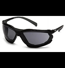 Окуляри захисні з ущільнювачем Pyramex Proximity Anti-Fog, сірі