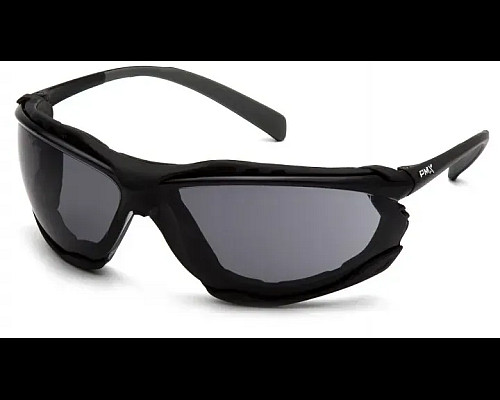 Окуляри захисні з ущільнювачем Pyramex Proximity Anti-Fog, сірі