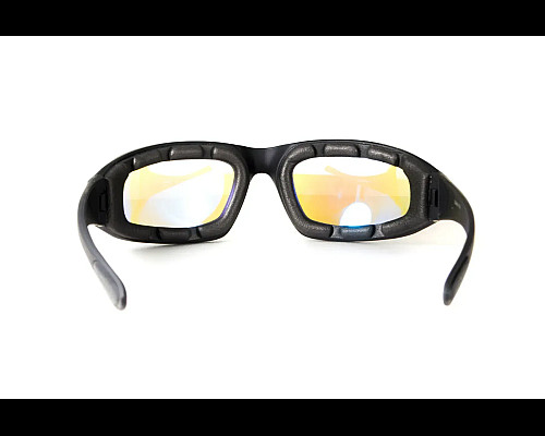 Окуляри захисні фотохромні Global Vision KickBack Photochromic Anti Fog, сині