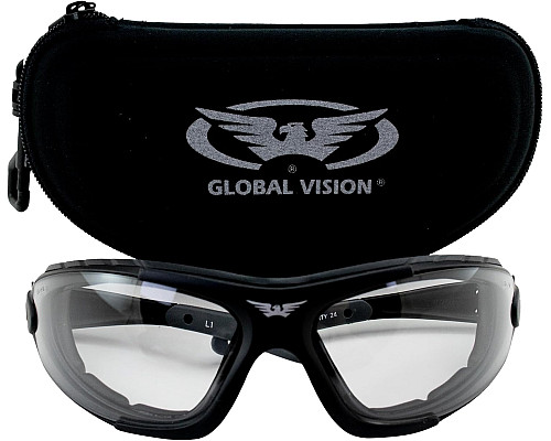 Окуляри захисні фотохромні Global Vision Shorty Photochromic (clear) Anti-Fog,прозорі