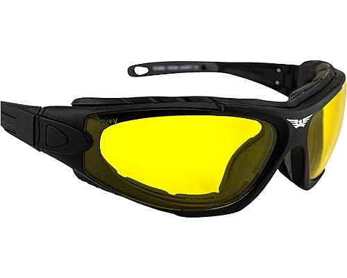 Окуляри захисні фотохромні Global Vision Shorty Photochromic Anti-Fog, жовті