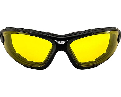 Окуляри захисні фотохромні Global Vision Shorty Photochromic Anti-Fog, жовті