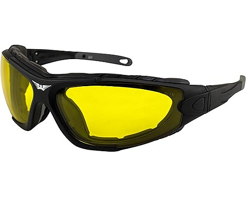 Окуляри захисні фотохромні Global Vision Shorty Photochromic Anti-Fog, жовті