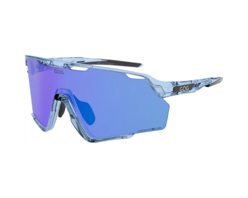 Окуляри захисні GOG Prometheus Photochromic Cat.0-3, блакитні