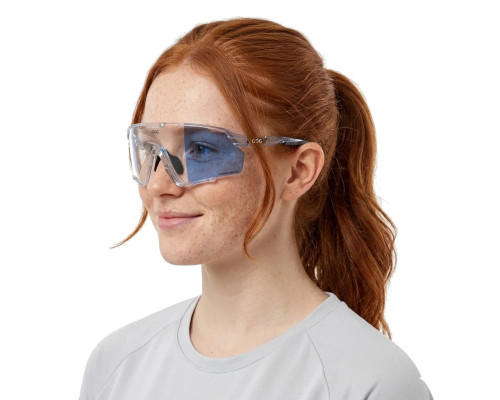 Окуляри захисні GOG Prometheus Photochromic Cat.0-3, блакитні