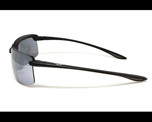 Окуляри захисні Global Vision Wheelin Black, сірі