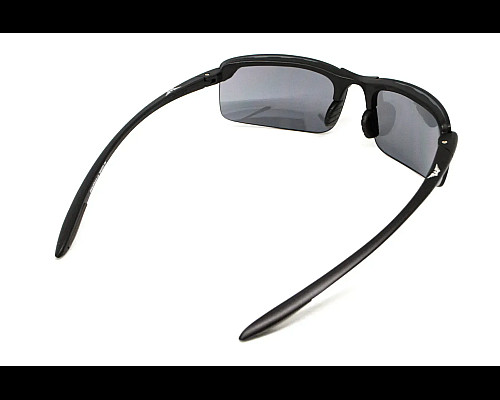 Окуляри захисні Global Vision Wheelin Black, сірі