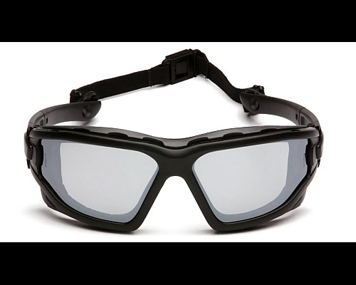 Окуляри захисні з ущільнювачем Pyramex i-Force Slim Anti-Fog, світло-сірі