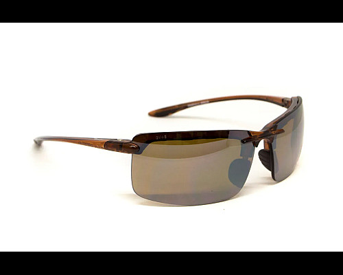 Окуляри захисні Global Vision Wheelin Crystal Brown, коричневі