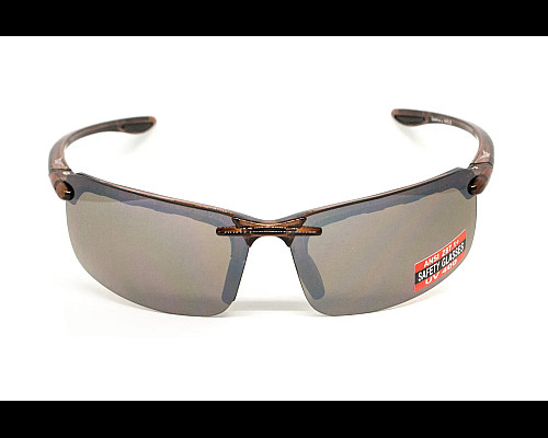 Окуляри захисні Global Vision Wheelin Crystal Brown, коричневі