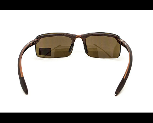 Окуляри захисні Global Vision Wheelin Crystal Brown, коричневі