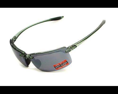 Окуляри захисні Global Vision Wheelin Crystal Gray, сірі