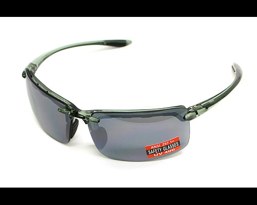 Окуляри захисні Global Vision Wheelin Crystal Gray, сірі