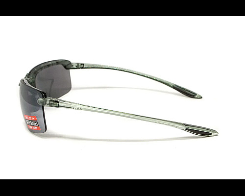 Окуляри захисні Global Vision Wheelin Crystal Gray, сірі