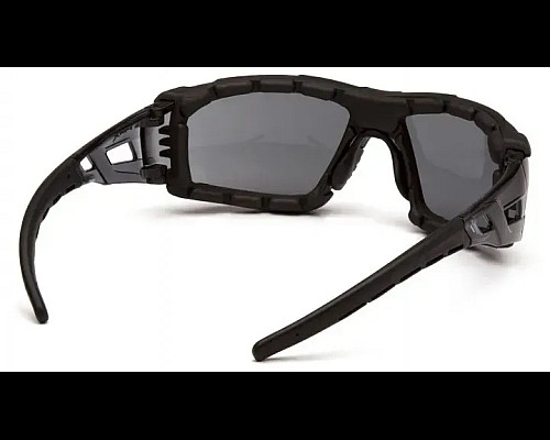 Окуляри захисні з ущільнювачем Pyramex Fyxate Super Anti-Fog H2MAX, сірі