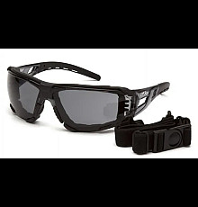 Окуляри захисні з ущільнювачем Pyramex Fyxate Super Anti-Fog H2MAX, сірі