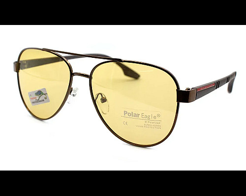 Окуляри фотохромні з поляризацією Polar Eagle PE8435-C2 Photochromic, жовті