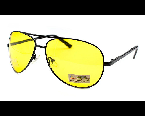 Окуляри фотохромні з поляризацією Polar Eagle PE8430-C3 Photochromic, жовті