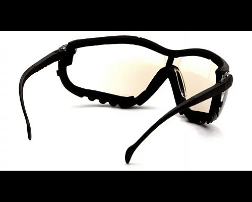 Окуляри захисні з ущільнювачем Pyramex V2G+RX Anti-Fog, світло-коричневі з діоптрійною вставкою