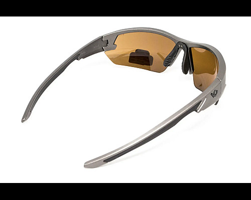 Окуляри захисні Venture Gear Tactical Semtex 2.0 Gun Metal Anti-Fog, коричневі