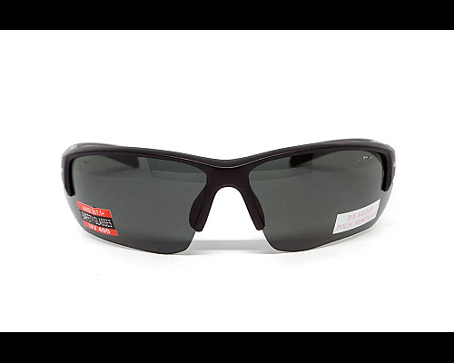 Окуляри захисні поляризаційні BluWater Samson-3 Z87.1 Polarized, сірі