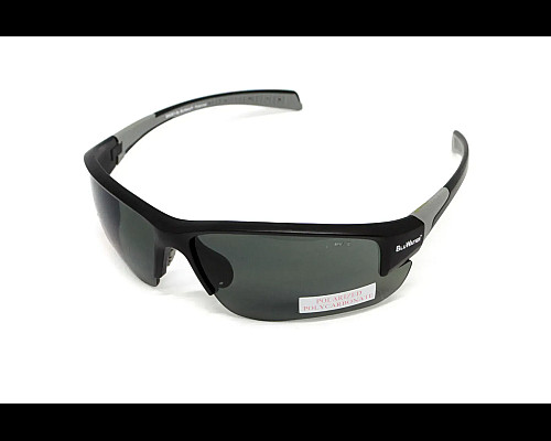 Окуляри захисні поляризаційні BluWater Samson-3 Z87.1 Polarized, сірі