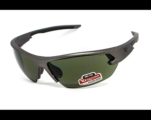 Окуляри захисні Venture Gear Tactical Semtex 2.0 Gun Metal Anti-Fog, темно-зелені