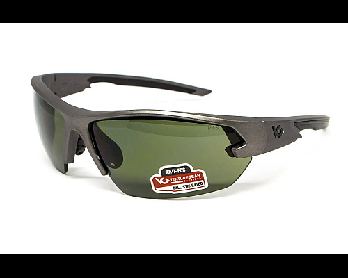 Окуляри захисні Venture Gear Tactical Semtex 2.0 Gun Metal Anti-Fog, темно-зелені