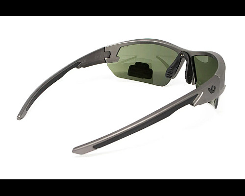 Окуляри захисні Venture Gear Tactical Semtex 2.0 Gun Metal Anti-Fog, темно-зелені