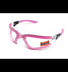 Окуляри захисні з ущільнювачем Global Vision Ruthless Purple Anti-Fog, прозорі 