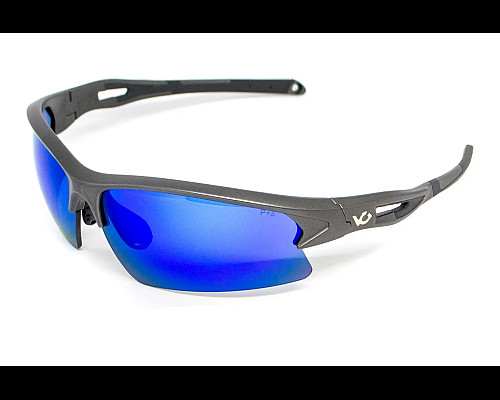 Окуляри захисні Venture Gear MontEagle GunMetal Anti-Fog, сині