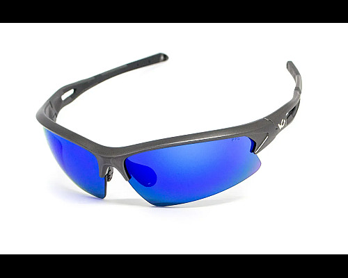 Окуляри захисні Venture Gear MontEagle GunMetal Anti-Fog, сині